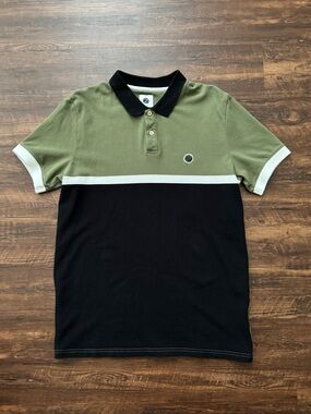Pretty Green Colorblock 100% Cotton Polo